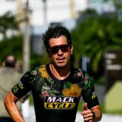 Safetti Men's Mack Team Kona Tri Suit - Black Hibiscus Fade