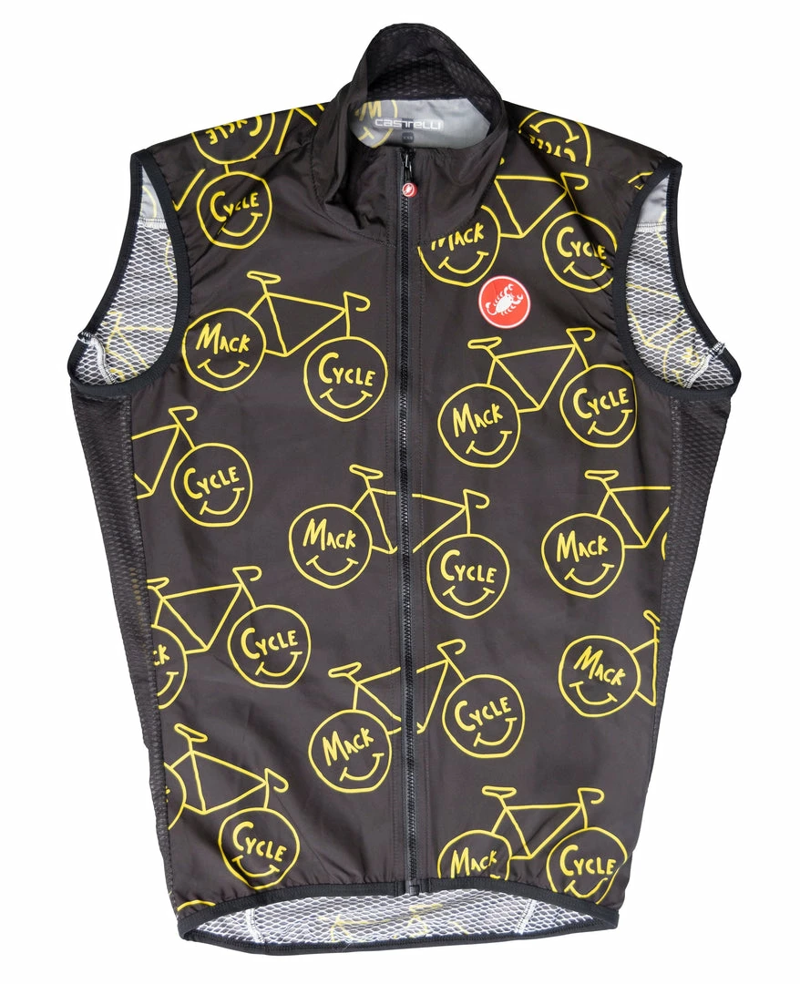 Castelli Mack Cycle Pro Light Wind Vest - Happy Riding Collection