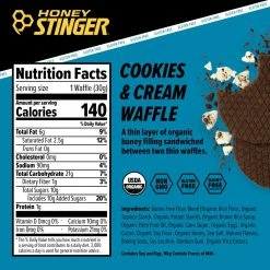 LIFESTYLE & NUTRITION Honey Stinger Gluten-Free Waffle
