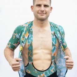 MORETTI Men's Hurricanes X Mack Tie Dye Bib