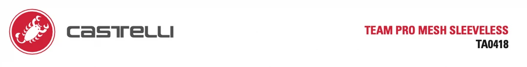 JERSEYS Men's Castelli Team Pro Mesh Sleeveless Base Layer - Happy Riding Collection