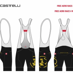 KIT COLLECTIONS Women's Happy Riding Castelli Free Aero Race 4 Bibshort