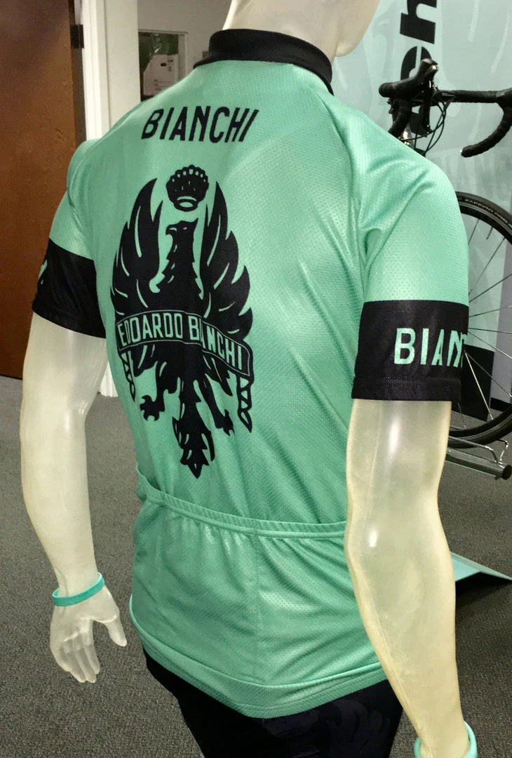 Bianchi Team Celeste Short Sleeve Cycling Jersey