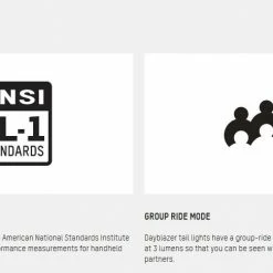 Blackburn Dayblazer 1000 Front Light + Dayblazer 65 Rear Light Combo Set