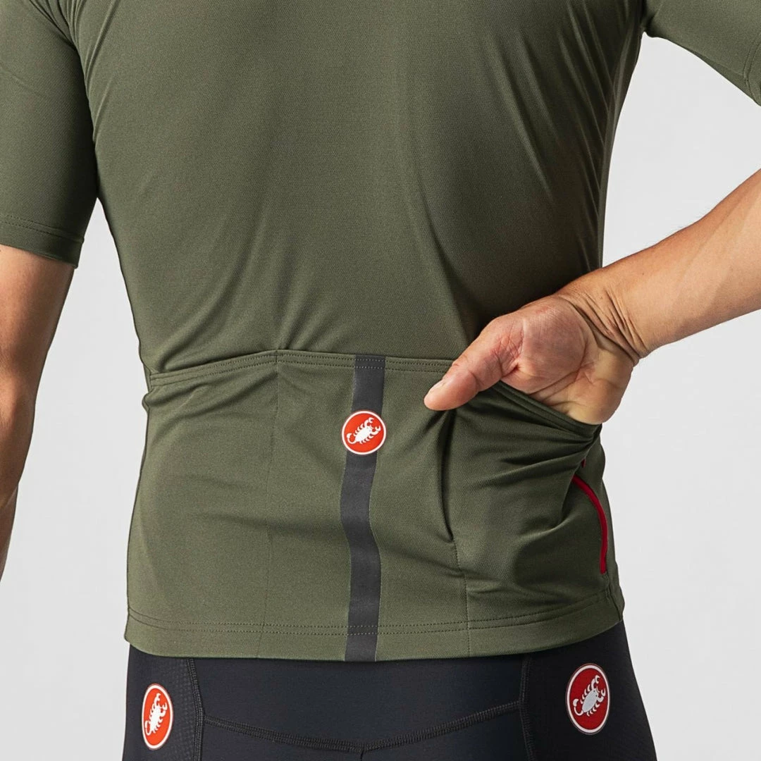 Castelli Classifica Short Sleeve Full-Zip Cycling Jersey JERSEYS