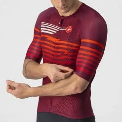 JERSEYS Castelli Climber's 3.0 Full-Zip Short Sleeve Cycling Jersey