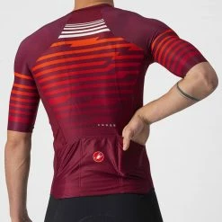 JERSEYS Castelli Climber's 3.0 Full-Zip Short Sleeve Cycling Jersey