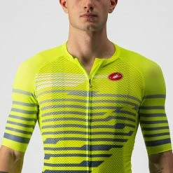 JERSEYS Castelli Climber's 3.0 Full-Zip Short Sleeve Cycling Jersey