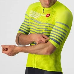 JERSEYS Castelli Climber's 3.0 Full-Zip Short Sleeve Cycling Jersey