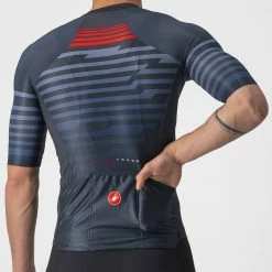 JERSEYS Castelli Climber's 3.0 Full-Zip Short Sleeve Cycling Jersey
