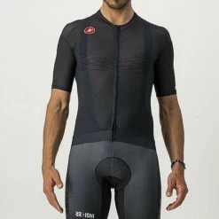 JERSEYS Castelli Insider Full Zip Short Sleeve Cycling Jersey