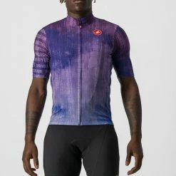 JERSEYS Castelli Ride With Reggie Men's Full-Zip Short Sleeve Cycling Jersey