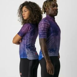 JERSEYS Castelli Ride With Reggie Men's Full-Zip Short Sleeve Cycling Jersey