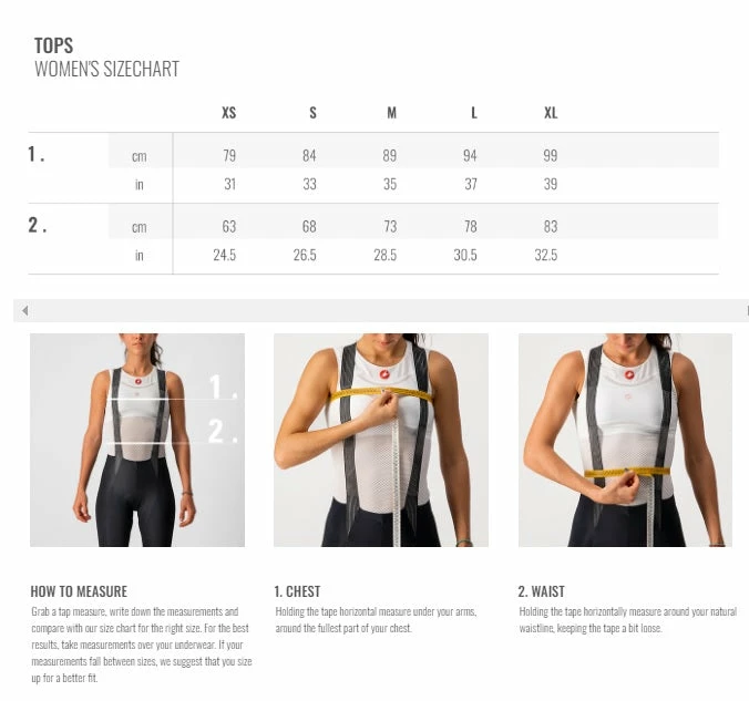 Castelli Women's Aria Cycling Vest JACKETS