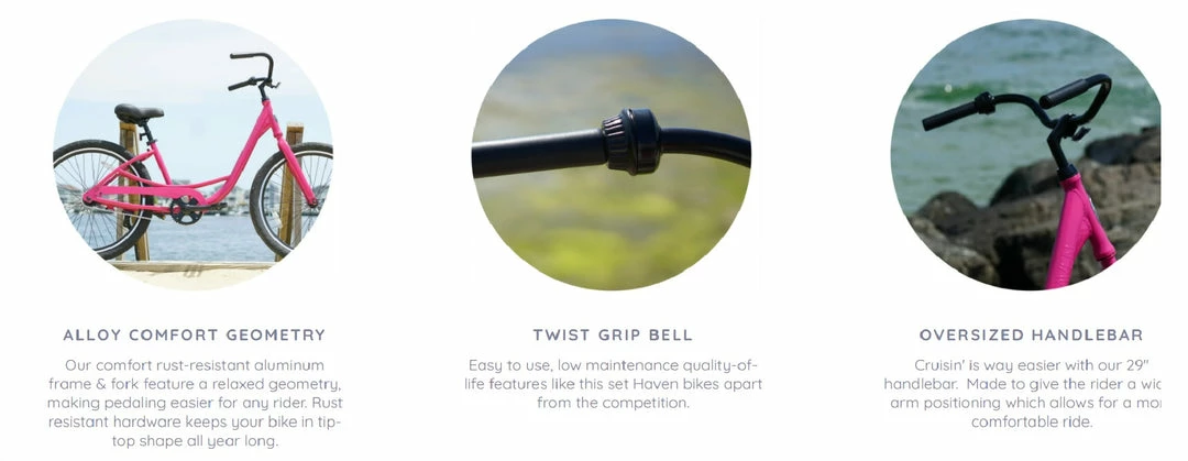 Haven Pointe 1 Step Through Cruiser Bike SALE