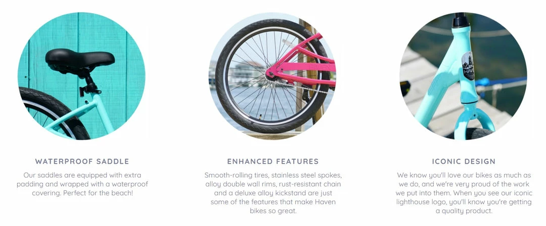 Haven Pointe 1 Step Through Cruiser Bike SALE