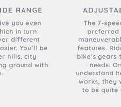 Haven Pointe 7 Step Through Multi-Speed Cruiser Bike SALE