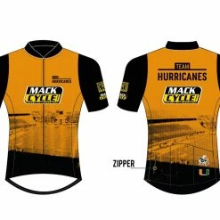 MORE+LIFE Men's Orange Bowl Cycling Jersey