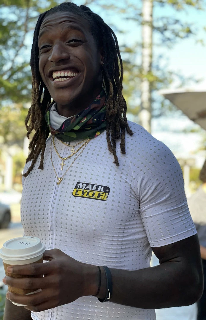 PRIMAL Men's Mack Cycle Reflective Dot Cycling Jersey