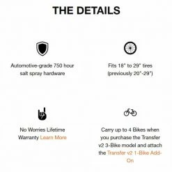 Kuat Transfer V2 2-Bike Car Hitch Rack