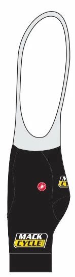 Mack Cycle & Fitness Castelli "Sandwich" Women's Team Cycling Bib Short - Kiss Air Pad MACK CYCLE COLLECTIONS