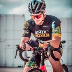 Mack Cycle & Fitness Mack Cycle Men's Parrot Cycling Jersey