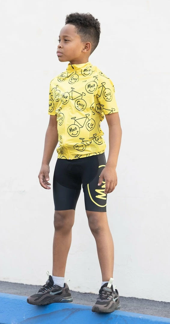 MORETTI SHORTS Mack Cycle Happy Riding - Kid's Padded Cycling Short