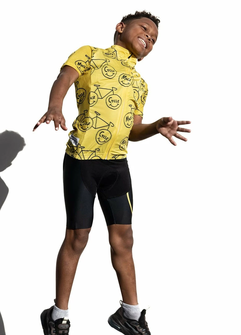 MORETTI SHORTS Mack Cycle Happy Riding - Kid's Padded Cycling Short