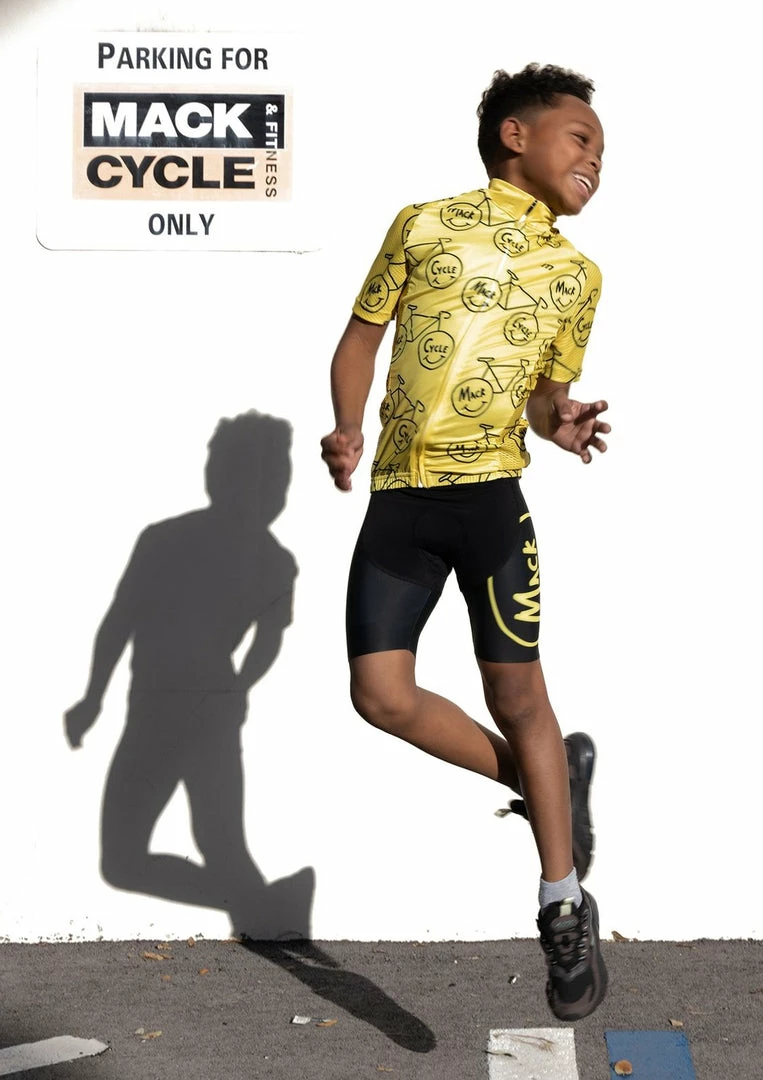 MORETTI SHORTS Mack Cycle Happy Riding - Kid's Padded Cycling Short