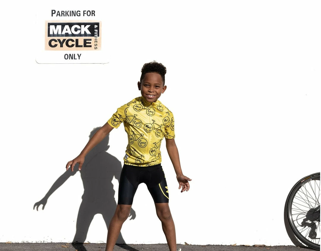 MORETTI SHORTS Mack Cycle Happy Riding - Kid's Padded Cycling Short