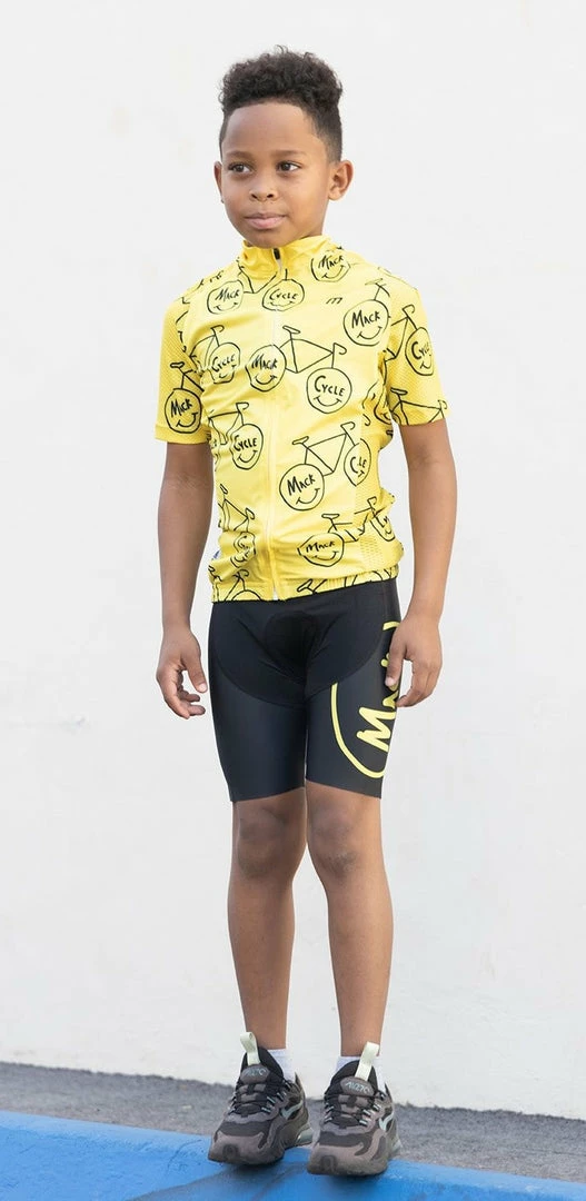 MORETTI SHORTS Mack Cycle Happy Riding - Kid's Padded Cycling Short