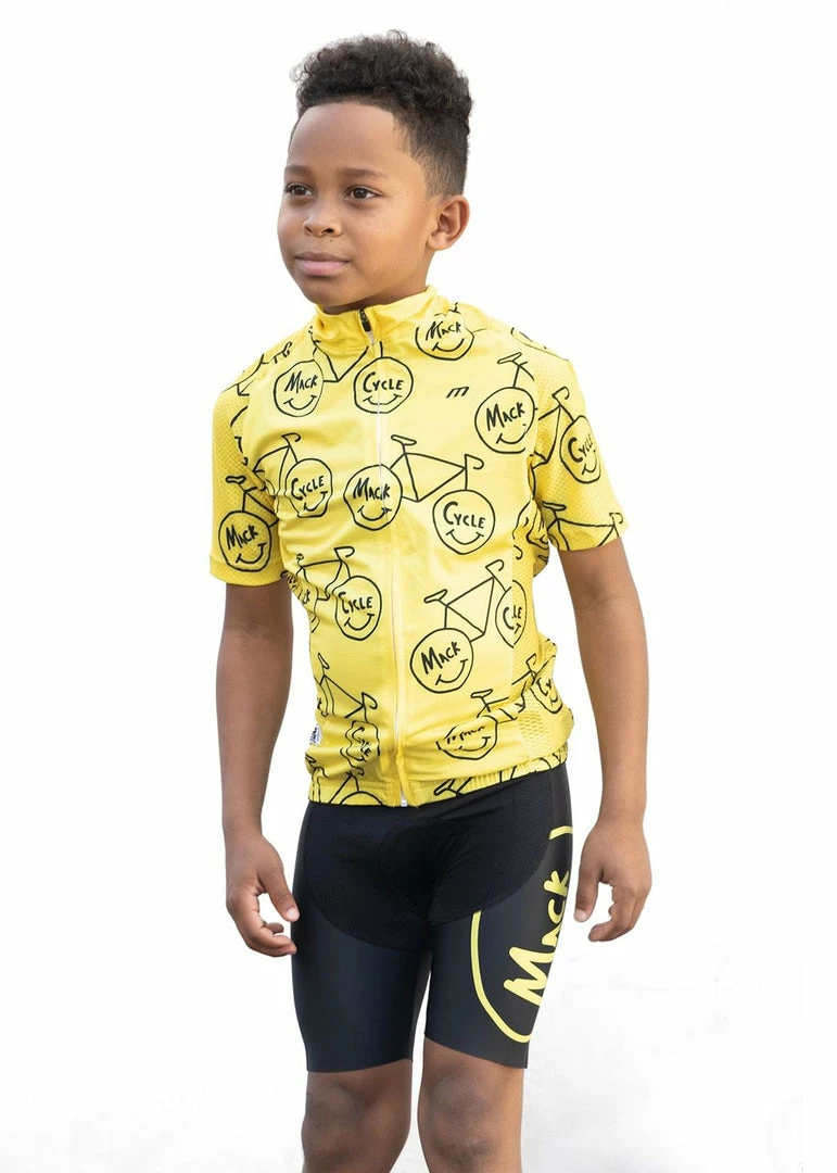 MORETTI SHORTS Mack Cycle Happy Riding - Kid's Padded Cycling Short