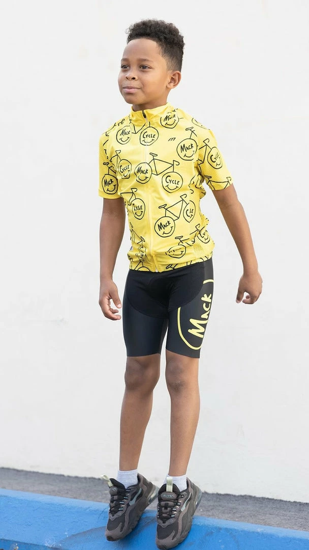 MORETTI SHORTS Mack Cycle Happy Riding - Kid's Padded Cycling Short