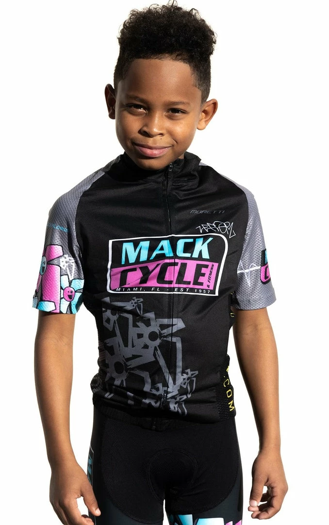 MORETTI Mack Cycle X ZeFlorist - Kid's Cycling Jersey JERSEYS