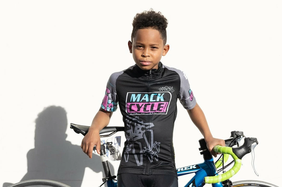 MORETTI Mack Cycle X ZeFlorist - Kid's Cycling Jersey JERSEYS