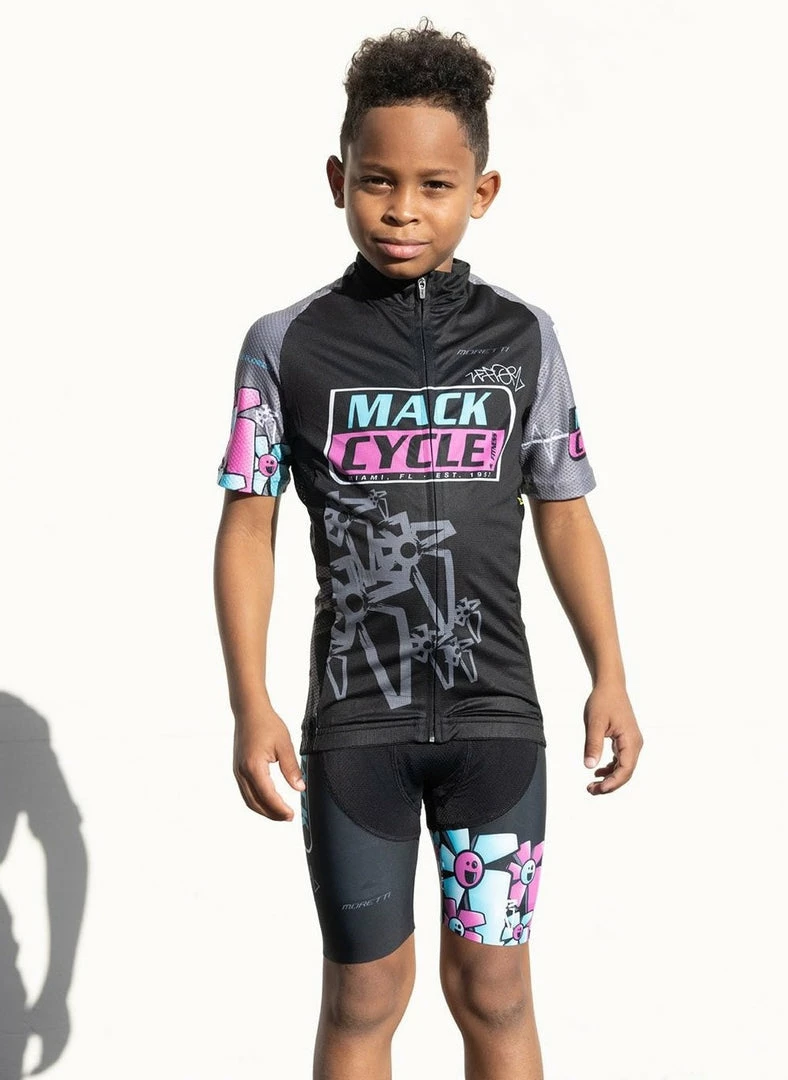 MORETTI Mack Cycle X ZeFlorist - Kid's Cycling Jersey JERSEYS