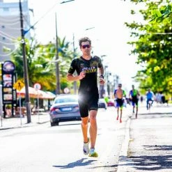 Safetti Men's Mack Team Kona Tri Suit - Black Hibiscus Fade