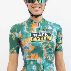 Mack Cycle & Fitness Women's Hurricanes X Mack Tie Dye Cycling Kit Bundle (Bibs/Jersey)