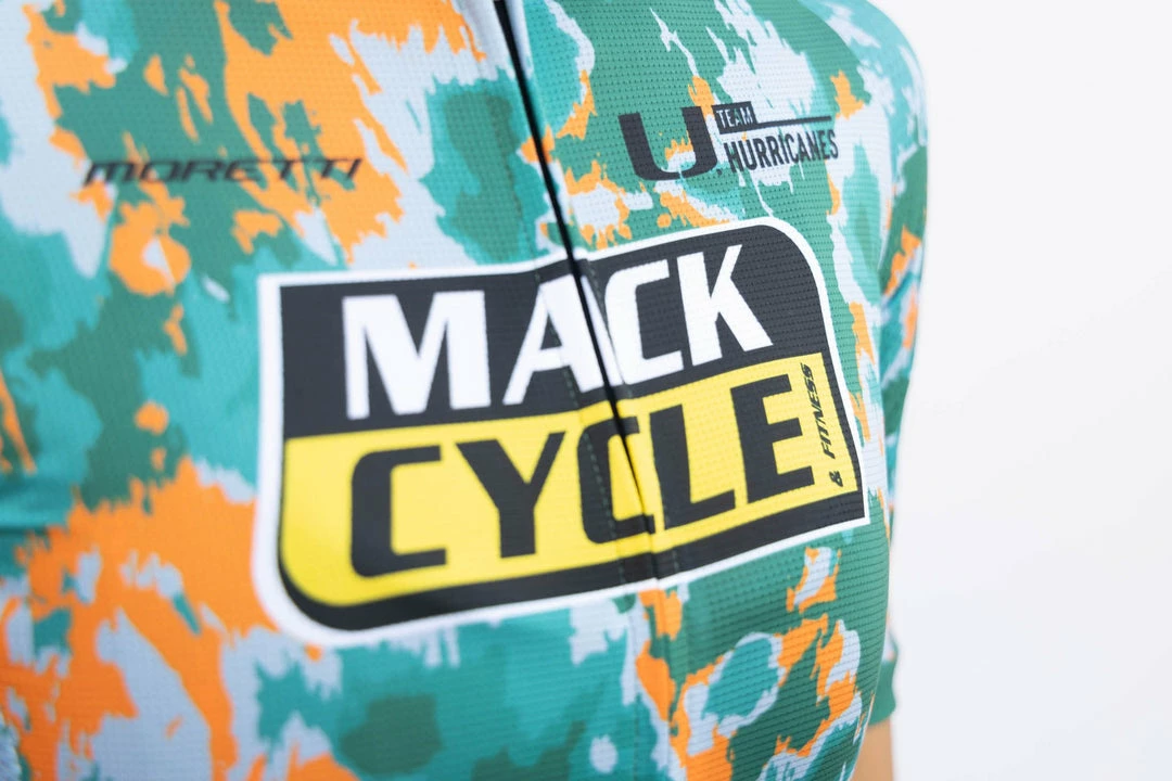 Mack Cycle & Fitness Women's Hurricanes X Mack Tie Dye Cycling Kit Bundle (Bibs/Jersey)