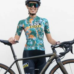Mack Cycle & Fitness Women's Hurricanes X Mack Tie Dye Cycling Kit Bundle (Bibs/Jersey)