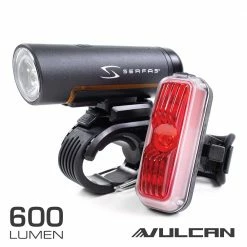 LIGHT COMBOS Serfas TSC-7 True Series 600C/130 Bike Light Combo Set